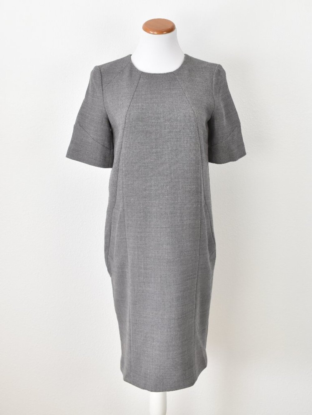 Brooks Brothers Seam Wool Sheath Dress - 4